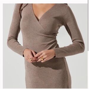 Astr the label sweater dress